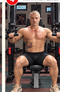Chest Press / împins la aparat — pas 4